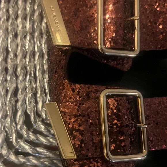 Givenchy Glitter Sandals - Sparkling Brown - Picture 2 of 12